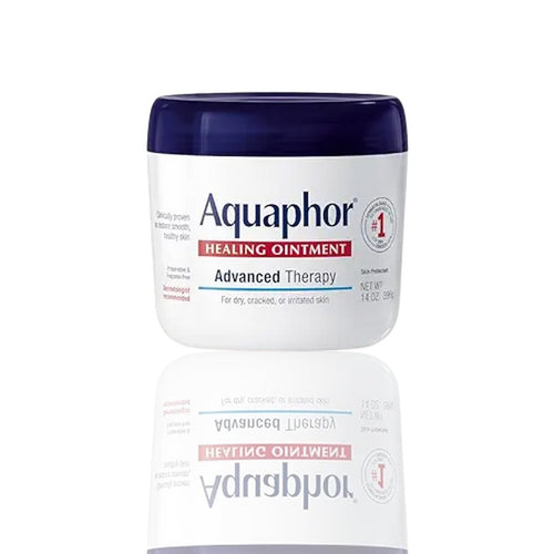 Aquaphor Healing Ointment, Advanced Therapy Skin Protectant – 14 Oz Jar | Multi-Purpose Solution for Dry, Cracked Skin, Minor Cuts & Burns - Ballimart