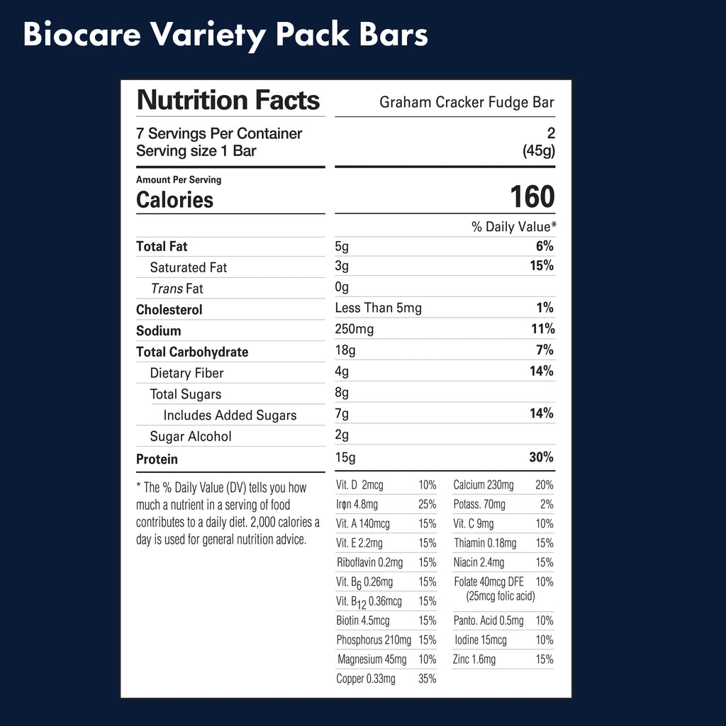 15G Protein Bars Variety Pack (7-Count)
