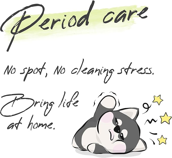 WICKEDPUP Dog Diaper Liners Booster Pads – 100ct Disposable Inserts for Male & Female Dogs | Extra Absorbent & Leak-Proof