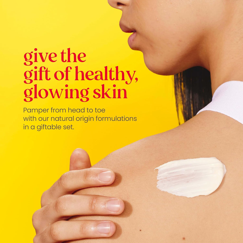 Burt’s Bees Christmas Gift Set – 5 Travel-Size Stocking Stuffers for Head-to-Toe Skincare | Lip Balm, Cleansing Cream, Hand Salve, Body Lotion & Coconut Foot Cream - Ballimart