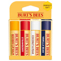 Burt’s Bees Lip Balm 4-Pack | Natural Moisturizing Lip Care | Beeswax, Strawberry, Coconut &amp; Pear, Vanilla Bean