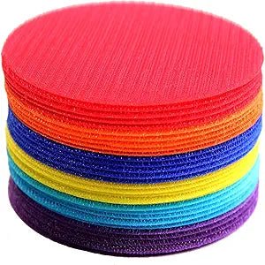 Carpet Markers for Kids - 5" Multicolor Spot Circle Markers (30 Pack) for Classroom, Preschool, and Kindergarten