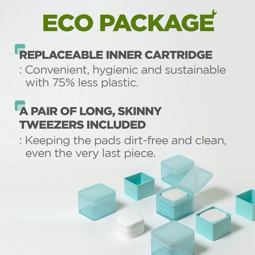 MEDIHEAL Madecassoside Cotton Facial Pads – Vegan Toner Pads for Post-Acne Care, Uneven Skin Tone & Dark Spots – 100 Hypoallergenic Pads with Centella Asiatica Extract - Ballimart