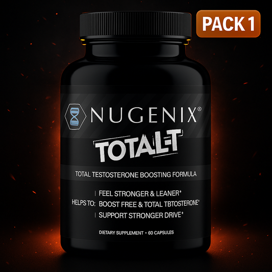 Nugenix Total-T – Free and Total Testosterone Booster Supplement for Men, 90 Capsules