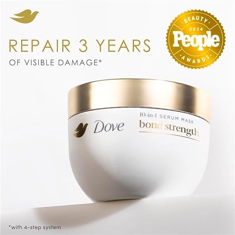 Dove Hair Mask Bond Strength for Chemically Damaged Hair – Bio-Protein Care Technology & Peptide Complex, 9.2 Fl Oz