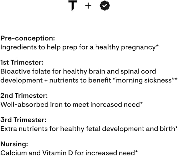 Thorne Basic Prenatal – Folate Multi with Choline for Pregnant and Nursing Women | 90 Capsules, 30 Servings