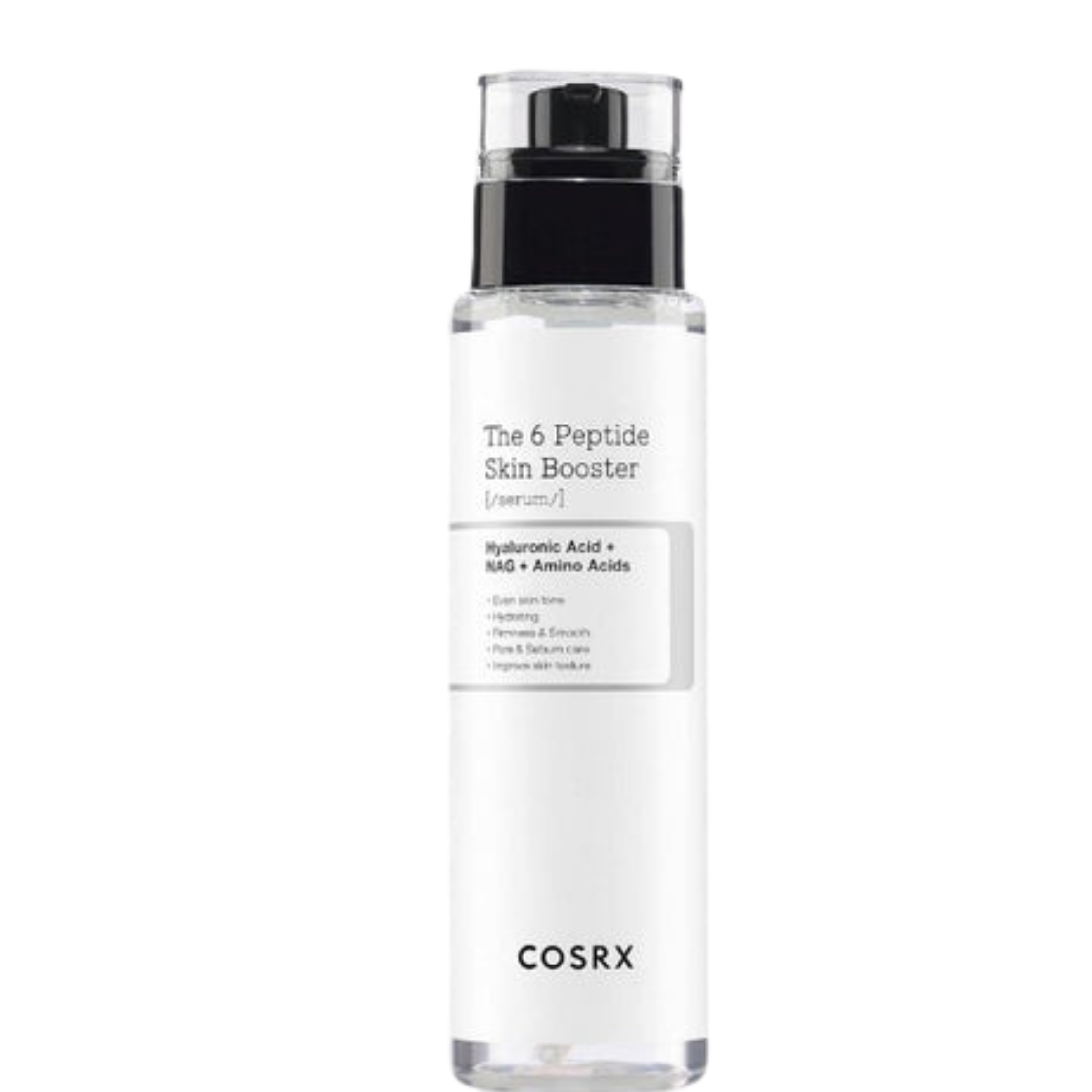 Cosrx peptide skin booster bottle on a white background