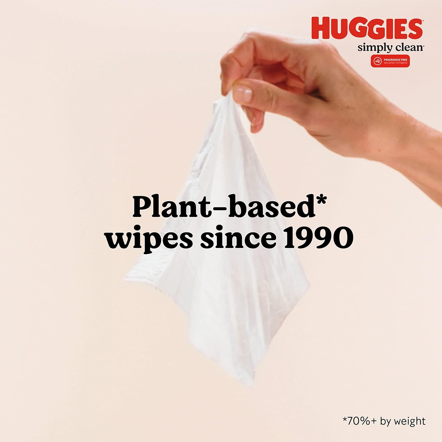 Huggies Simply Clean Fragrance-Free Baby Wipes (704 Count) – Unscented, Hypoallergenic & Dermatologist-Tested Wipes for Sensitive Skin