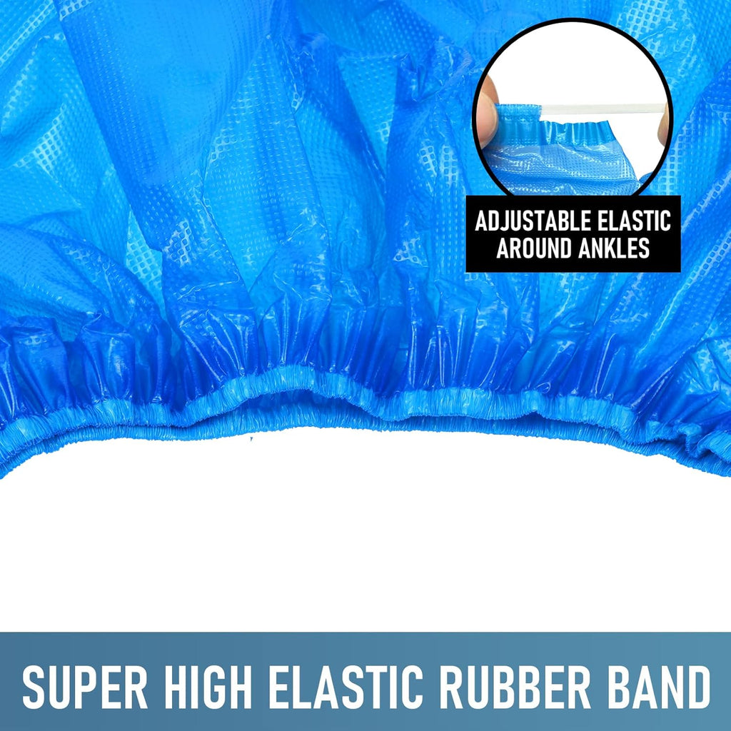 Disposable Non-Slip Shoe Covers - Pack of 100 (50 Pairs) | Waterproof, Recyclable Booties for Indoor & Outdoor Use | Fits Up to US Men’s Size 11, Women’s Size 13 - Ballimart