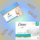 Dove Skincare Duo: Macadamia & Rice Milk Body Scrub and Sensitive Skin Beauty Bar Gentle Care for Radiant Skin