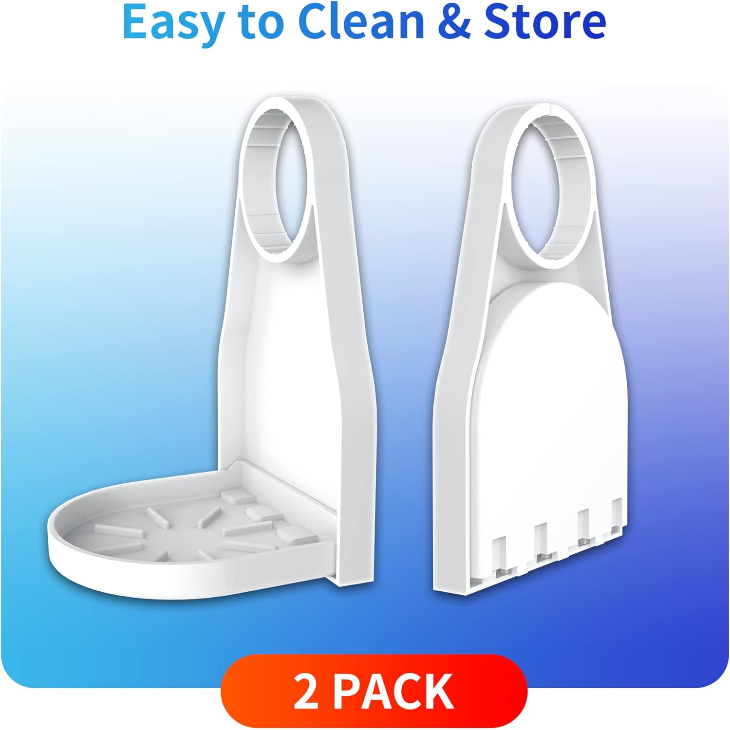 Laundry Detergent Cup Holder (2 Pack) – Drip Catcher & Organizer for Laundry Room | Mess-Free Detergent Dispenser, Leak-Proof Cup Holder Clip for Detergent & Fabric Softener Bottles - Ballimart