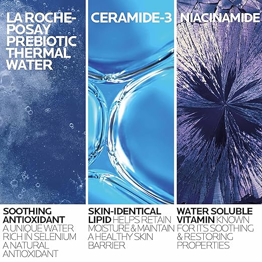 La Roche-Posay Toleriane Hydrating Gentle Face Cleanser | Daily Facial Cleanser for Normal to Dry Skin | Niacinamide &amp; Ceramides