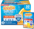 Emergen-C Immune+ Triple Action Powder – 1000mg Vitamin C, BetaVia®, B Vitamins &amp; Antioxidants – Super Orange Flavor – 50 Packets