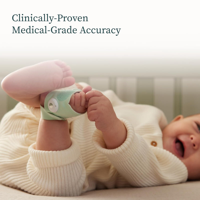 Owlet Dream Sock® - FDA-Cleared Smart Baby Monitor | Track Pulse Rate & Oxygen | Notifications for Infants 1-18 Months