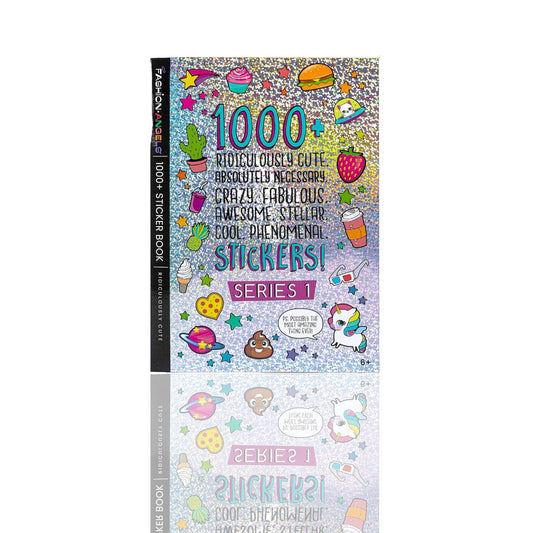 Fashion Angels 1000+ Ridiculously Cute Stickers – 40-Page Fun Sticker Book for Kids, Scrapbooking, Planners, Rewards & Gifts, Ages 6+