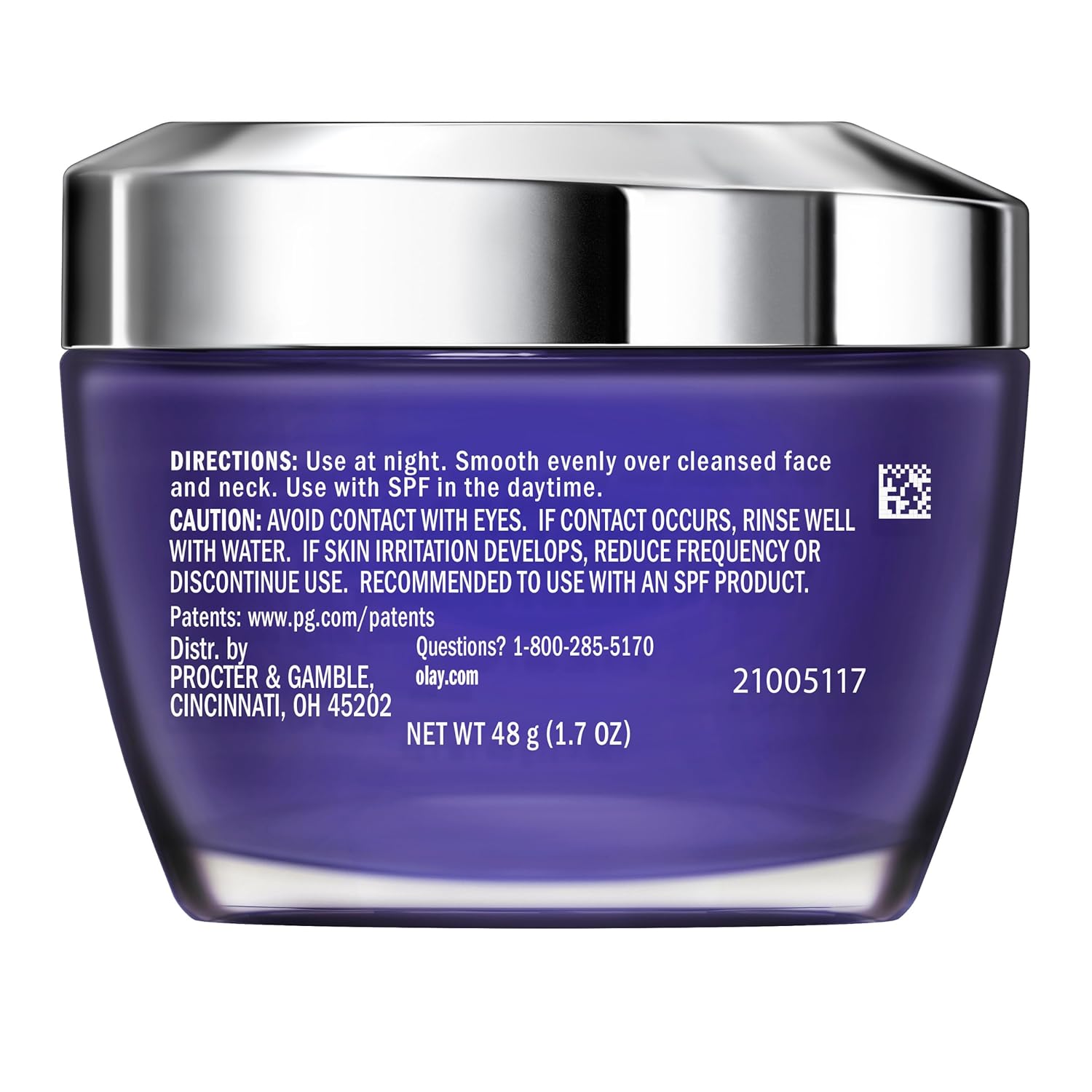 Title Olay Retinol 24 Max Night Moisturizer | Hydrating, Fragrance-Free Retinol Face Cream for Wrinkle Smoothing & Skin Brightening – 1.7 oz