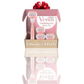 Gillette Venus ComfortGlide Women's Razor, White Tea Scent – 1 Razor Handle + 4 Blade Refills | Holiday Gift Set - Ballimart