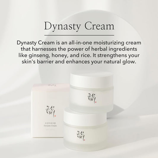 Beauty of Joseon Dynasty Cream – Hydrating Face Moisturizer for Dry, Sensitive Skin | Korean Skincare for Men and Women (50ml, 1.69 fl. oz.)