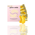 Grace & Stella Under Eye Mask (Gold, 24 Pairs) - Reduce Dark Circles & Puffy Eyes | Vegan & Cruelty-Free - Ballimart