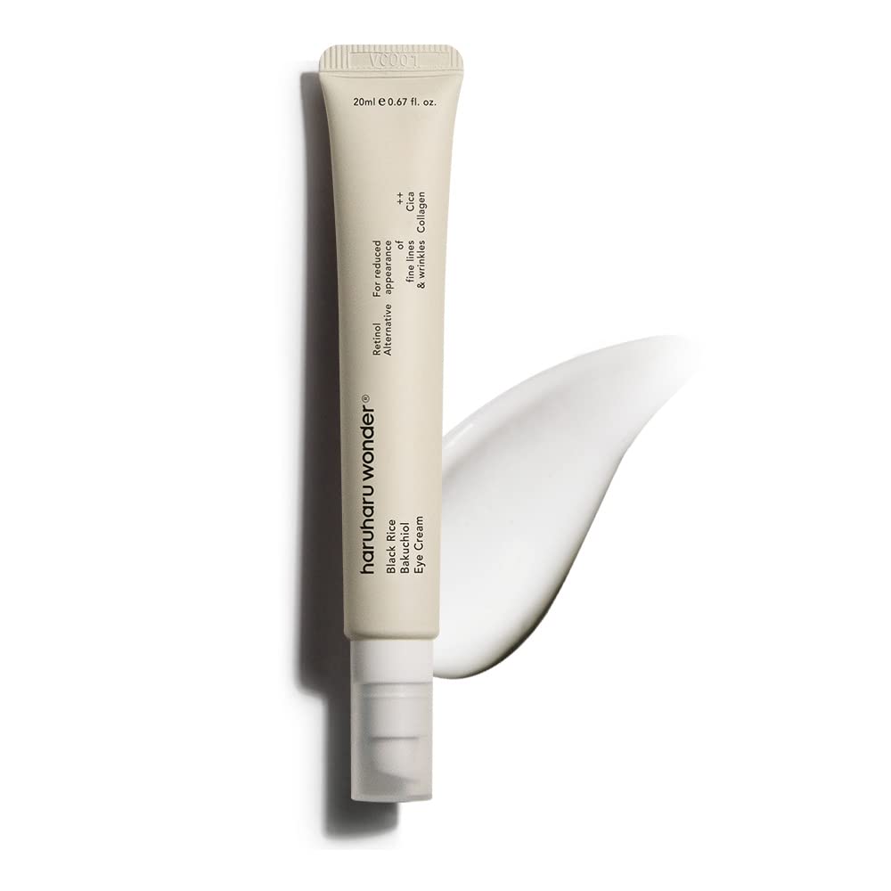 Haruharu Wonder Black Rice Bakuchiol Eye Cream – Anti-Aging, Hydrating, and Brightening Eye Treatment