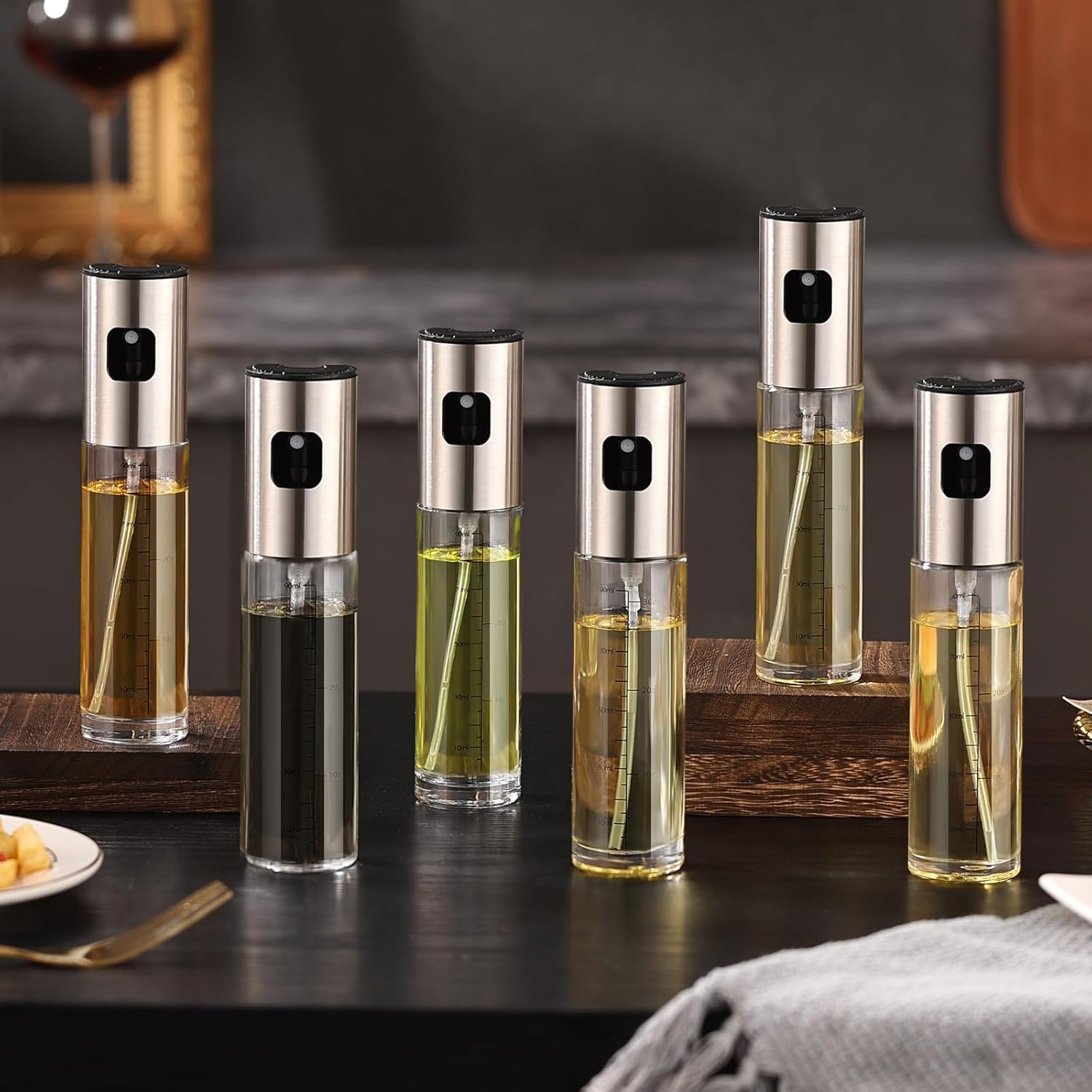 PUZMUG Olive Oil Sprayer for Cooking - 100ml Oil Mister Bottle for Air Fryer, BBQ, Baking, and Roasting | Oil Control for Healthy Cooking - Ballimart