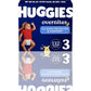 Huggies Overnites Baby Diapers, Size 3 (16-28 lbs), 132 Count | Best-Selling Overnight Diapers with 12-Hour Leak Protection, Soft Comfort Fit & Wetness Indicator - Ballimart