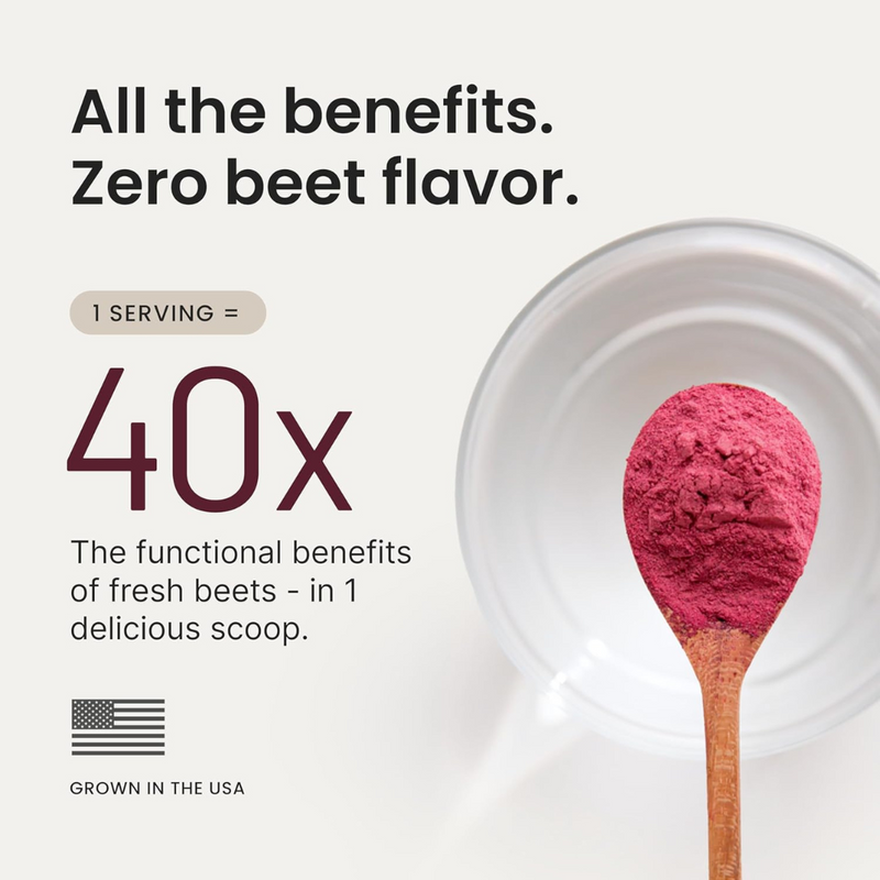 Buy 2, Get One FREE – HumanN SuperBeets Beet Root Powder – Black Cherry