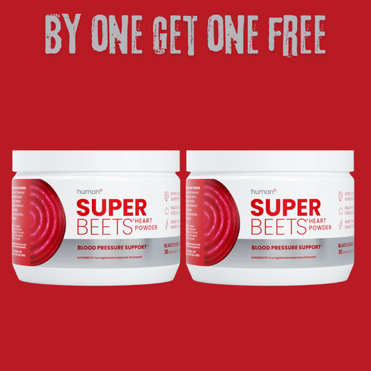 Buy One, Get One FREE – HumanN SuperBeets Beet Root Powder – Black Cherry