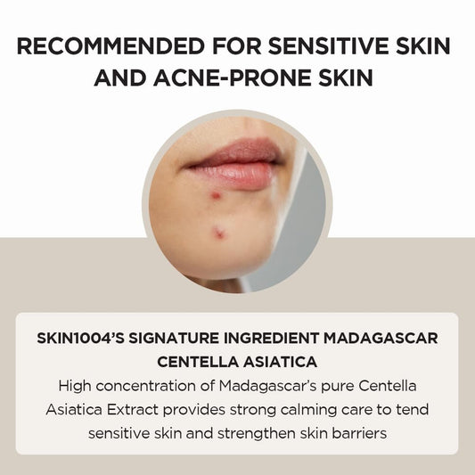 SKIN1004 Madagascar Centella Asiatica Ampoule | Soothes Acne-Prone & Sensitive Skin | Hydrating & Non-Sticky Facial Serum (1.85 fl oz, 55ml)