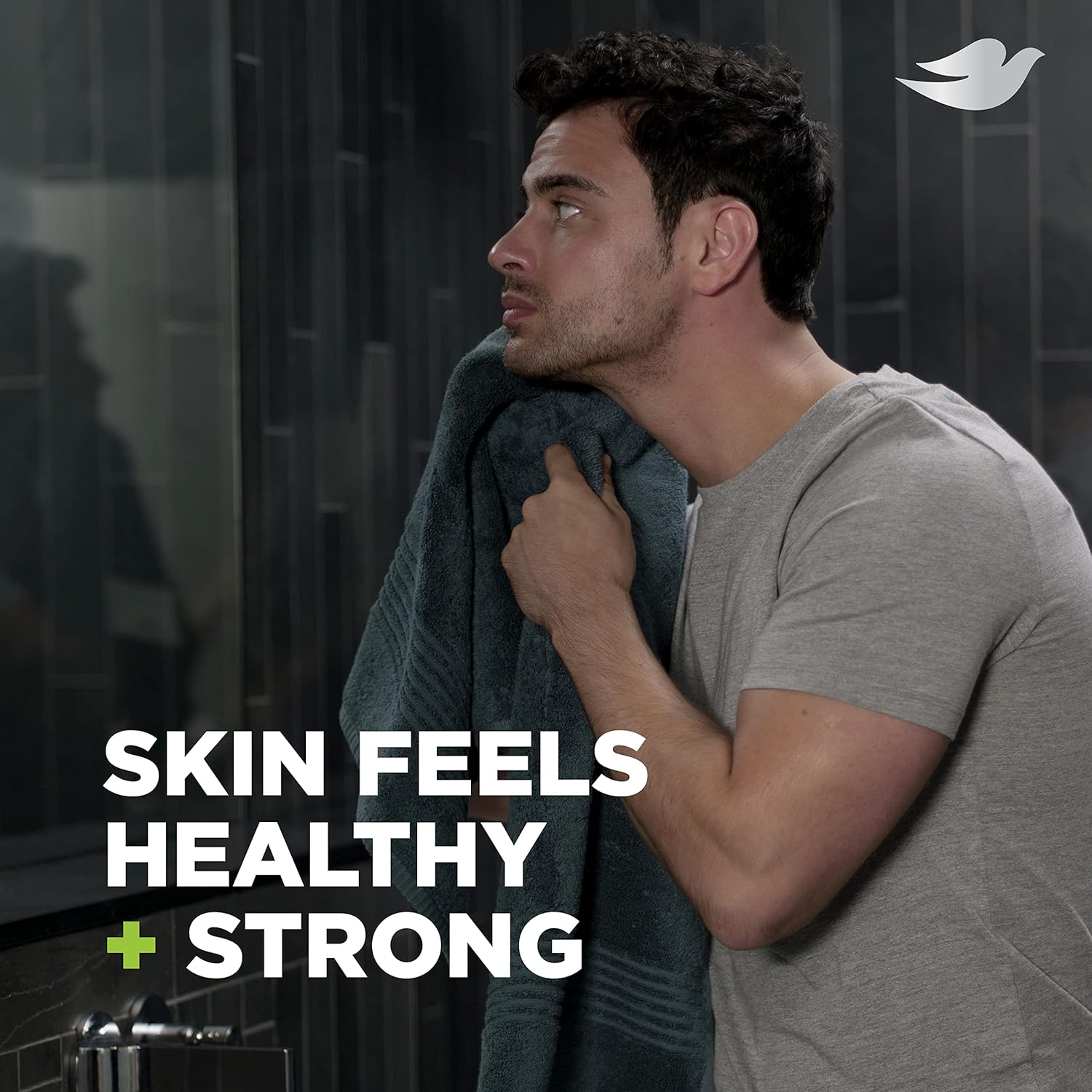 Dove Men+Care Extra Fresh Body and Face Bar 3-in-1 Cleanser for Shaving, Hydrating Skin, 3.75 oz, 14 Count - Moisturizing Face & Body Soap for Men