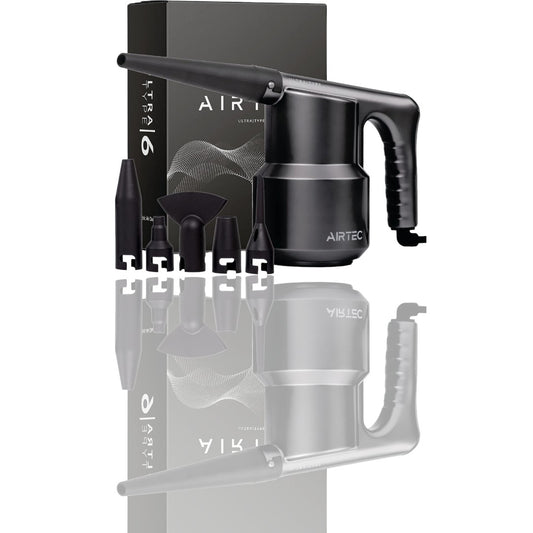 IT Dusters AirTec Ultra Electric Air Duster Blower | Powerful 2-Stage Cleaning for PC, Laptop, Consoles & More | Sustainable Alternative to Canned Air | Includes Nozzle Attachments & Brushes