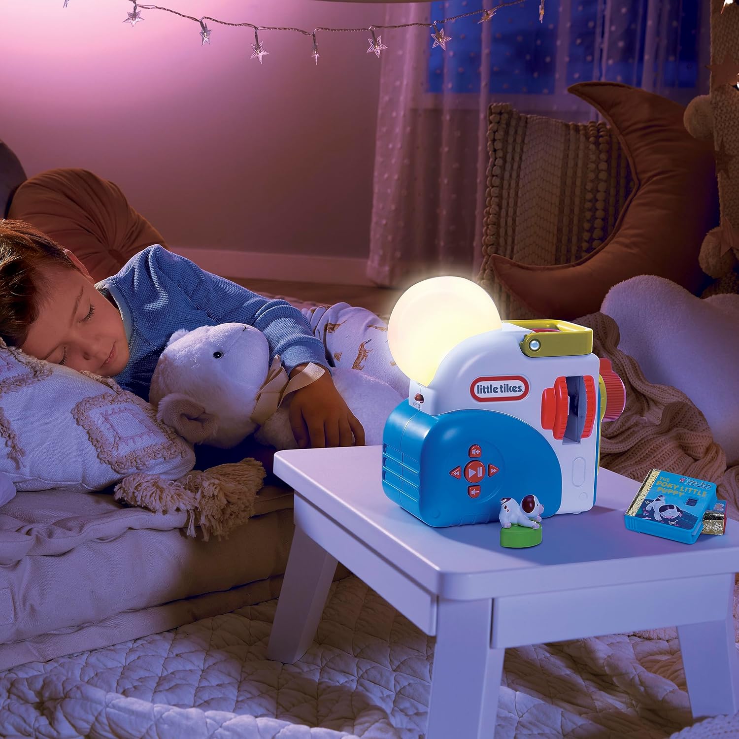 Little Tikes Story Dream Machine Starter Set – Storytime & Nightlight for Kids Ages 3+ - Ballimart