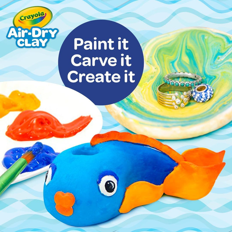 Crayola Air Dry Clay (5 lbs) – Natural White Sculpting Clay for Kids & Classroom Crafts