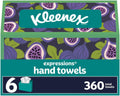 Kleenex Expressions Disposable Paper Hand Towels - 6 Boxes | Cloth-Like Feel & Fragrance-Free - Ballimart