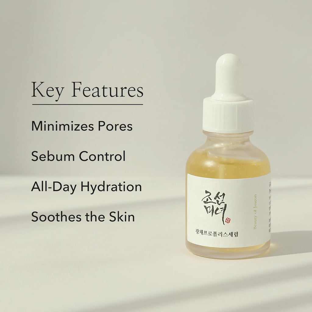 Beauty of Joseon Glow Serum with Propolis & Niacinamide | Hydrating Facial Moisturizer for Uneven Skin Tone | Korean Skin Care (30ml, 1 fl oz)