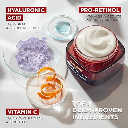 L’Oréal Paris Revitalift Skincare Bundle – Anti-Aging, Hydration & Overnight Care Revolutionize your skincare routine with a complete solution to wrinkles, hydration, and radiance featuring Pro-Retinol, Hyaluronic Acid, and Vitamin C.