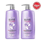 L'Oreal Paris Elvive Hyaluron Plump Shampoo & Conditioner Set – Hydrating Hair Care with Hyaluronic Acid for 72-Hour Moisture