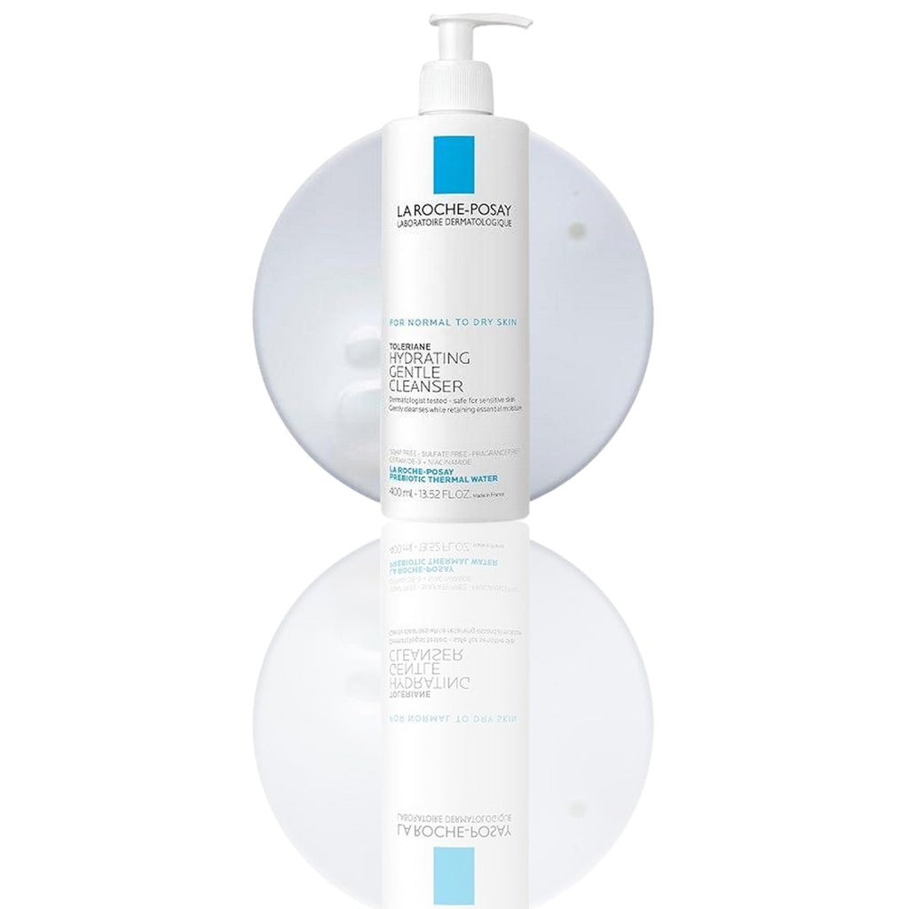 La Roche-Posay Toleriane Hydrating Gentle Face Cleanser | Daily Facial Cleanser for Normal to Dry Skin | Niacinamide &amp; Ceramides