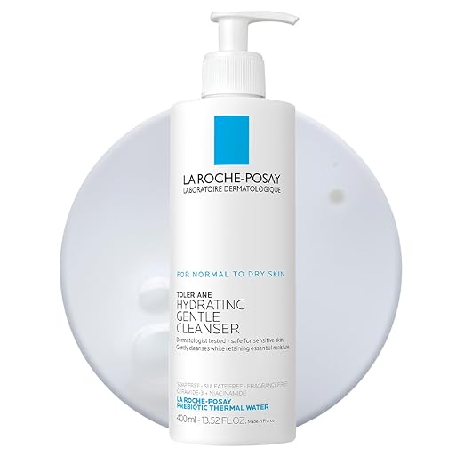 La Roche-Posay Toleriane Hydrating Gentle Face Cleanser | Daily Facial Cleanser for Normal to Dry Skin | Niacinamide &amp; Ceramides