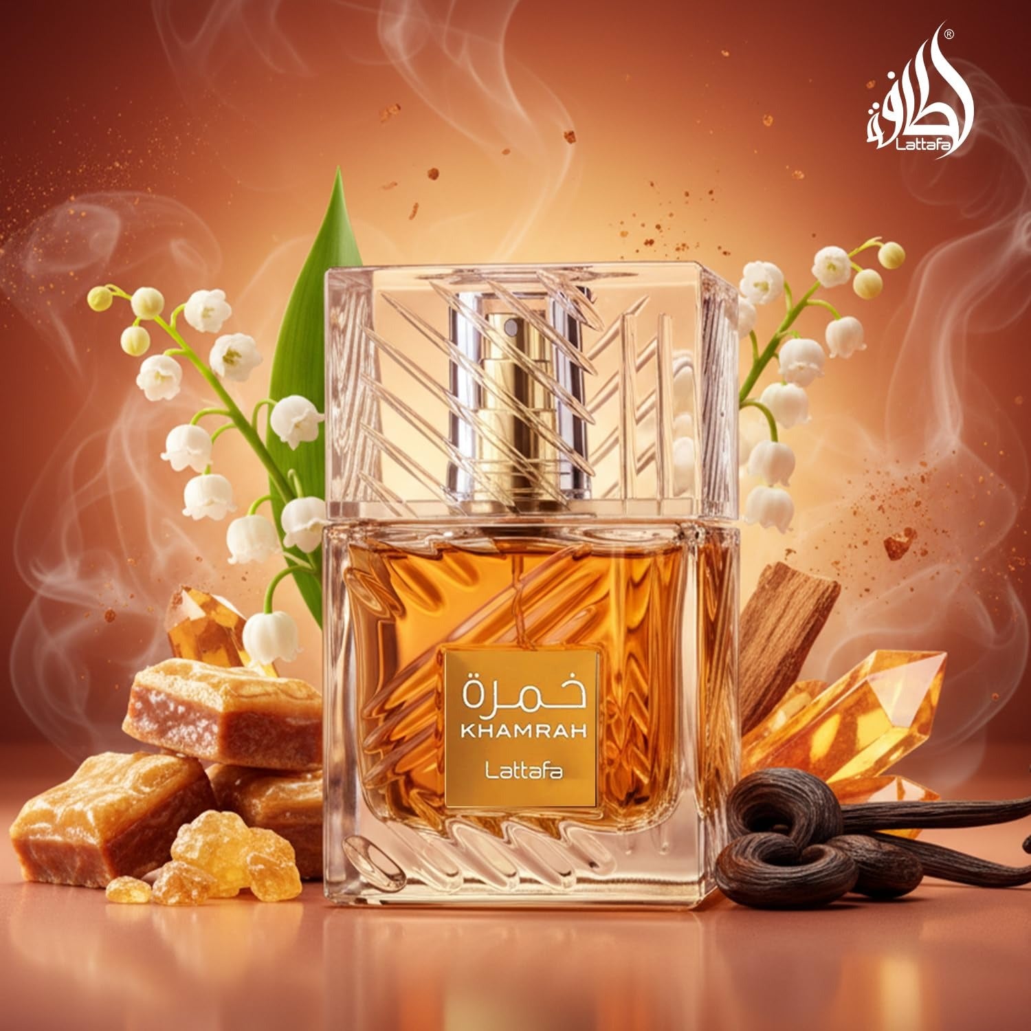 Lattafa Khamrah Eau de Parfum 3.4 oz – Unisex Vanilla Fragrance