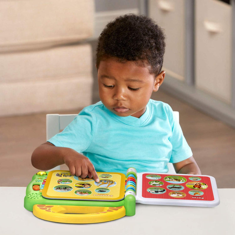 LeapFrog Scout and Violet 100 Words Book – Interactive Bilingual Animal Learning Book for Kids Ages 18+ Months (Purple)