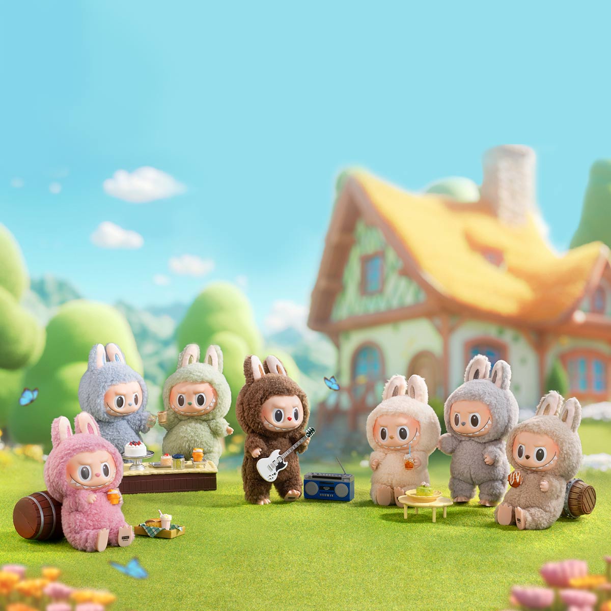 THE MONSTERS - Exciting Macaron Vinyl Face