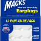 Mack's Pillow Soft Silicone Earplugs – 12 Pair, Moldable Noise-Reducing Ear Protection for Sleeping, Swimming, and Travel