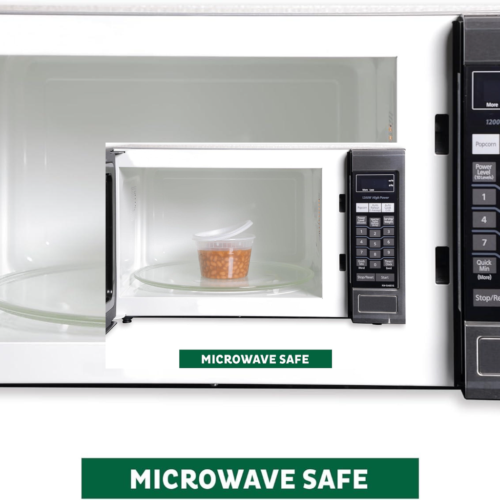 Freshware 50-Pack 16 oz Food Storage Containers with Lids – Airtight, Leak-Proof, Reusable Meal Prep Containers - Ballimart