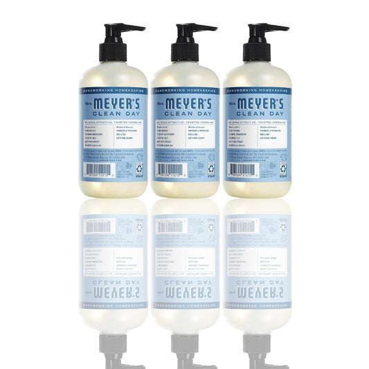 Mrs. Meyer’s Clean Day Hand Soap | Rain Water Scent | Essential Oils &amp; Biodegradable Formula | Paraben-Free | 12.5 fl. oz (Pack of 3)