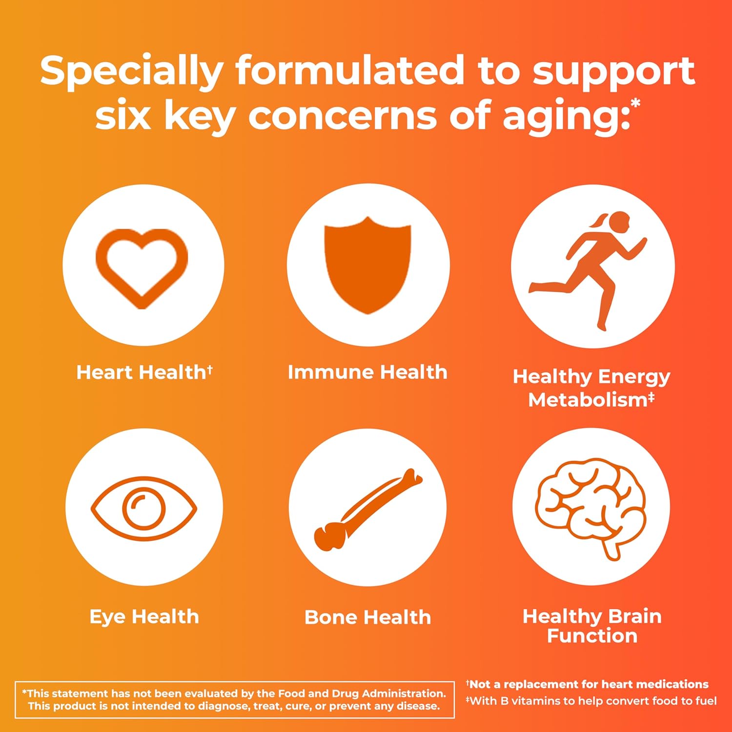 One A Day Women’s 50+ Multivitamins – Daily Immune, Bone, Heart & Energy Support | 200 Tablets