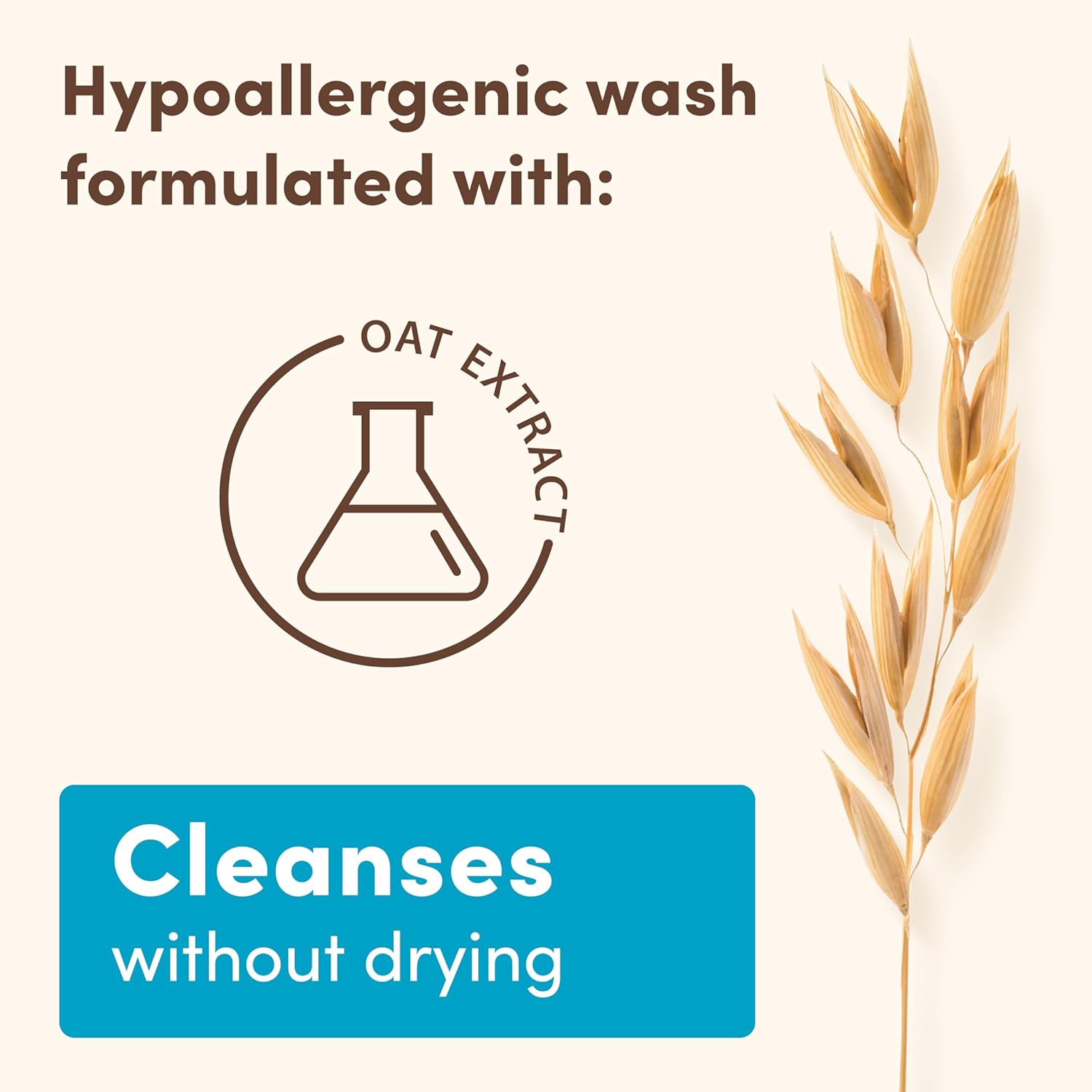 Aveeno Baby Daily Moisture Bath Wash & Shampoo – Natural Oat Extract, Tear-Free & Paraben-Free Formula for Sensitive Skin, 33 fl. oz