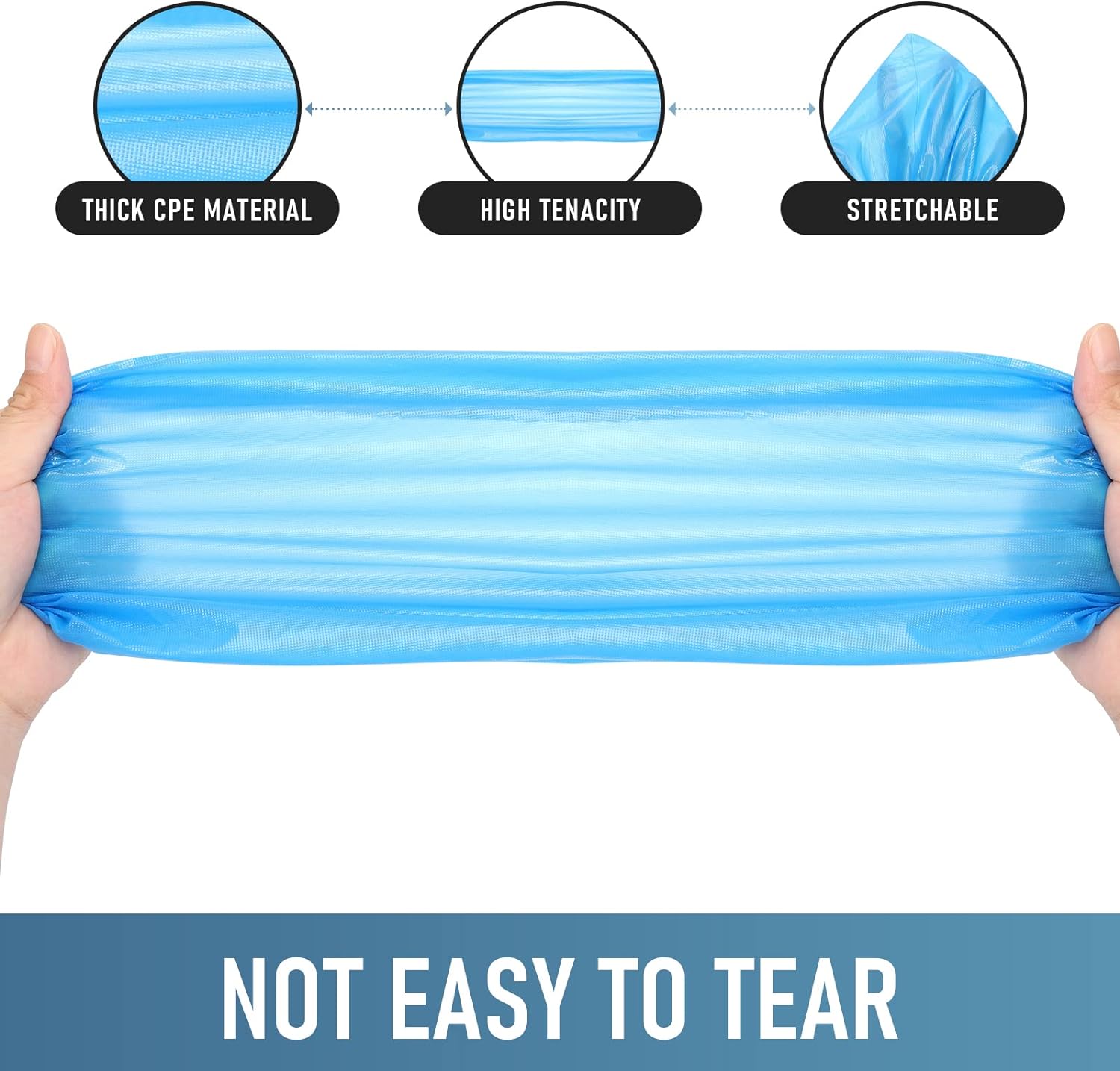 Disposable Non-Slip Shoe Covers - Pack of 100 (50 Pairs) | Waterproof, Recyclable Booties for Indoor & Outdoor Use | Fits Up to US Men’s Size 11, Women’s Size 13 - Ballimart