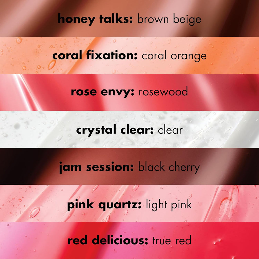 e.l.f. Glow Reviver Lip Oil in Rose Envy | Nourishing, High-Shine Tinted Lip Oil with Jojoba Oil, Vegan & Cruelty-Free - Ballimart
