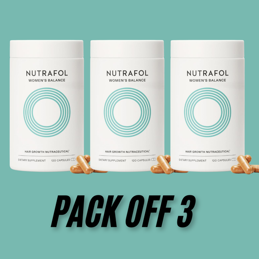 Nutrafol 3-Pack Gift Set – Hair Growth Supplements for Every Stage | Clinically Proven | Dermatologist Recommended